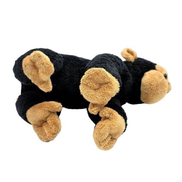 2/$15 Wild Republic Monkey Plush Black Brown 11" Sit Realistic Knuckles 2003 K&M - Picture 7 of 10